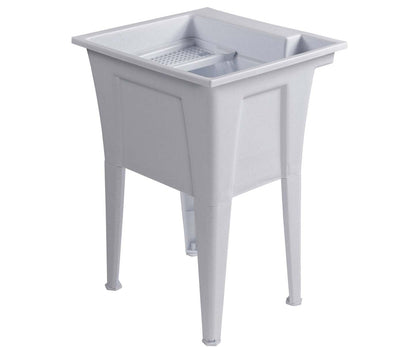 Palary Laundry Tub Accent Cabinet - White|Armoire d'appoint Palary avec cuve pour la buanderie - blanche