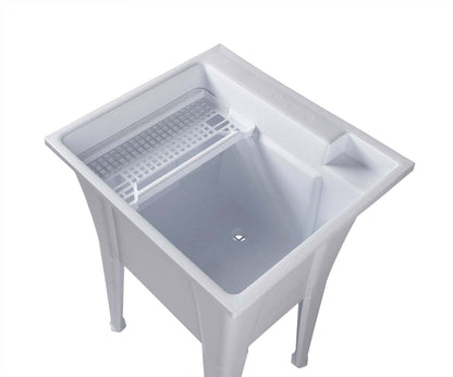 Palary Laundry Tub Accent Cabinet - White|Armoire d'appoint Palary avec cuve pour la buanderie - blanche