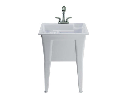 Palary Laundry Tub Accent Cabinet - White|Armoire d'appoint Palary avec cuve pour la buanderie - blanche