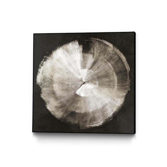 Touch Of Silver Canvas Framed Black 20x20 Wall Art|Œuvre d'art murale sur toile encadrée noire « Touch Of Silver » 20 x 20