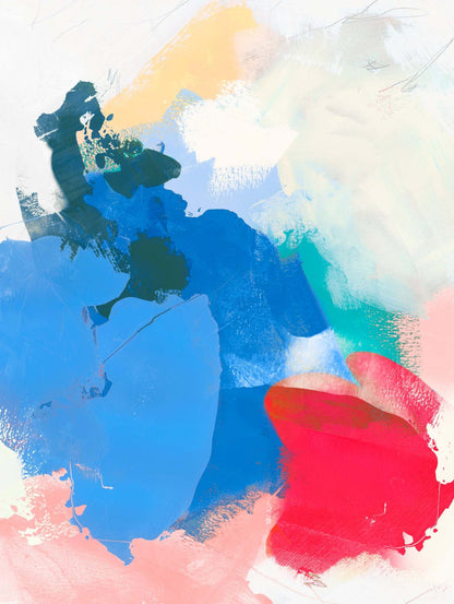 Œuvre d'art murale géante « Sweet Poetry I » 72 x 54