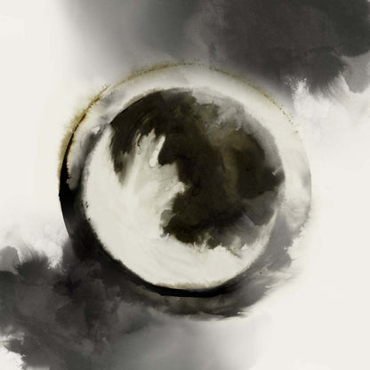 Œuvre d'art murale géante « Smokey Circumference » 72 x 72