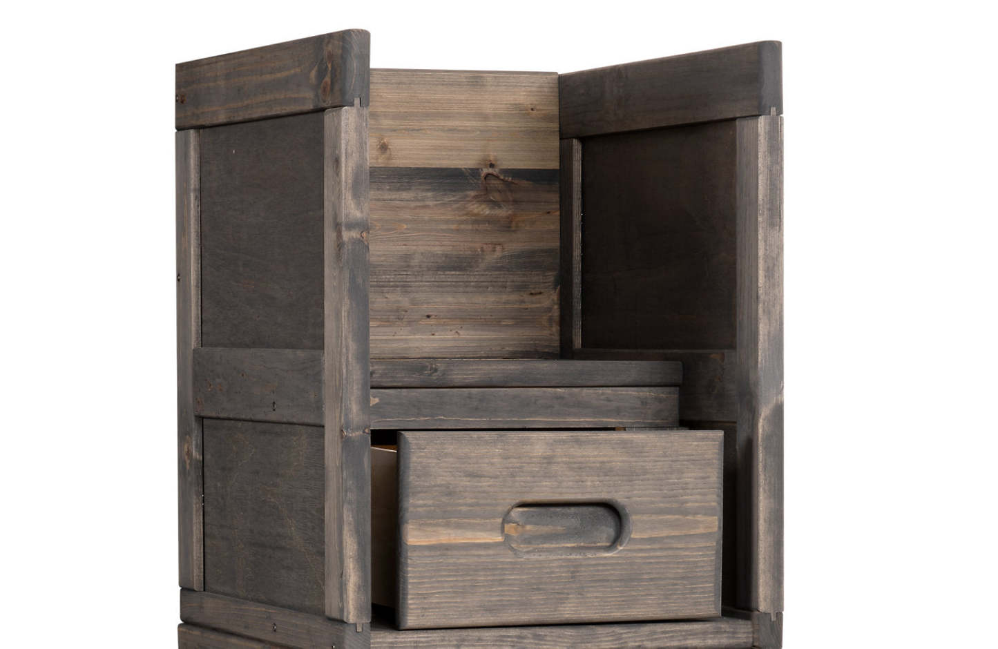 Piper 4-Drawer Bedroom Stairway Chest for Kids, 21W - Driftwood Grey | Commode escalier de chambre à coucher Piper de 21 po (L) à 4 tiroirs pour enfants - gris bois de grève