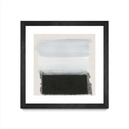 Star Night Interlude Matted and Framed Black 36x36 Wall Art|Œuvre d'art murale encadrée noire et mate « Star Night Interlude » 36 x 36