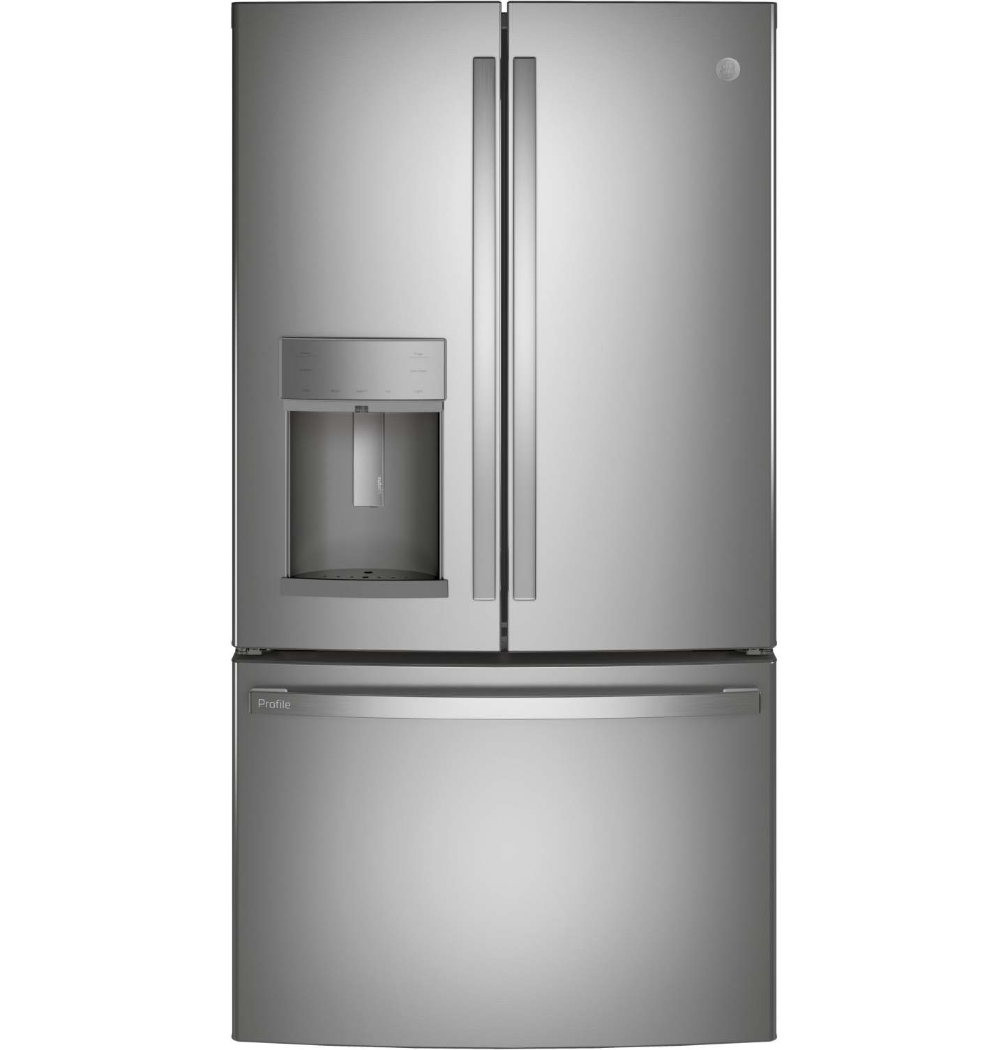 Réfrigérateur Profile de 36 po et de 22,1 pi³ à portes françaises - acier inoxydable - PYD22KYNFS | Profile 36 22.1 Cu. Ft. French-Door Refrigerator - Stainless - PYD22KYNFS