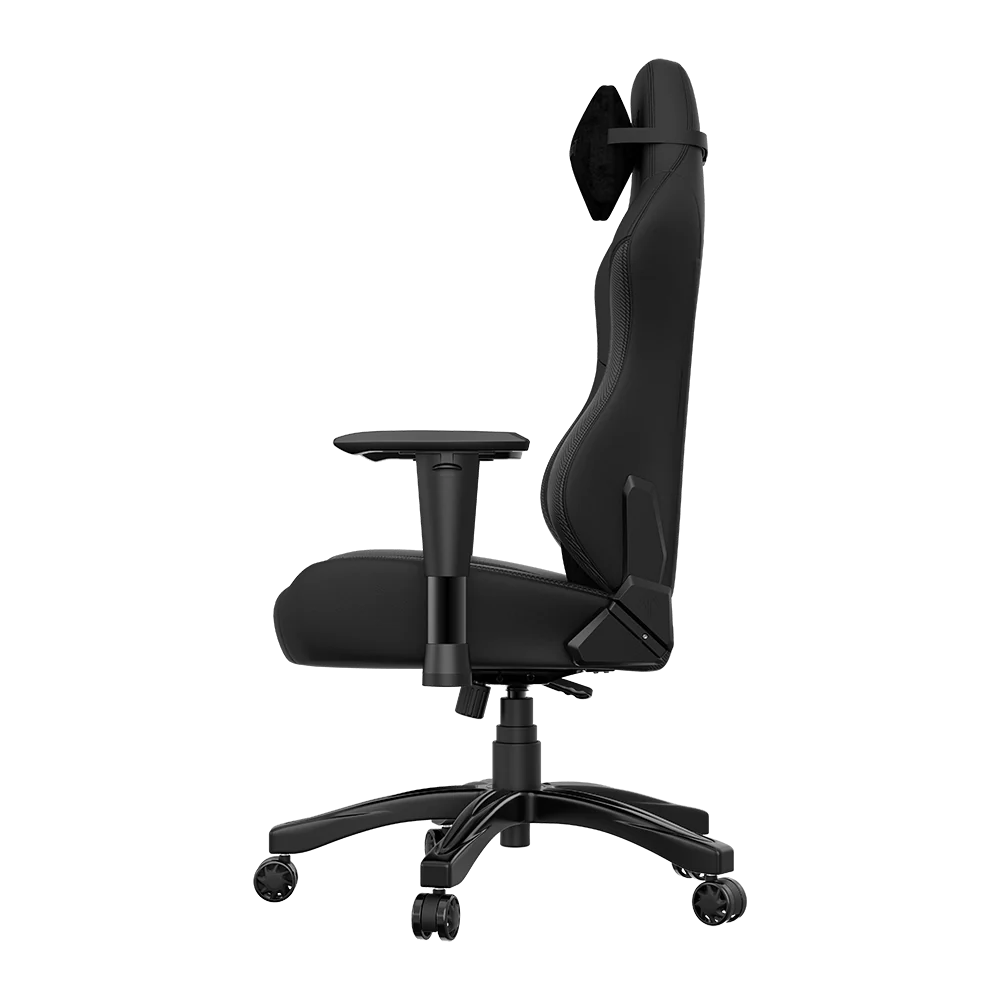 Anda Seat Phantom 3 Fauteuil de jeu ergonomique en cuir véritable - Noir|Fauteuil de jeu ergonomique Phantom 3 de Anda Seat en cuir véritable - noir