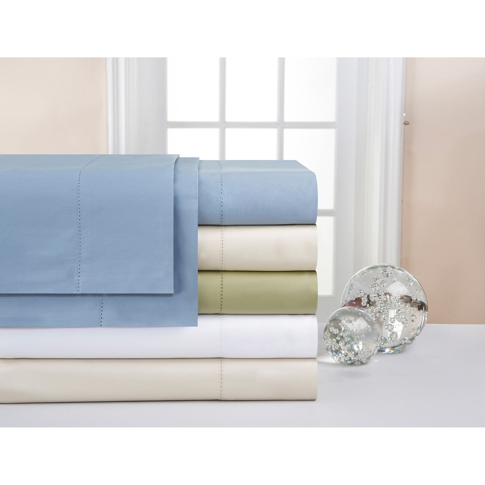 Ensemble de draps Pointehaven en coton Pima 600 fils, poches profondes
