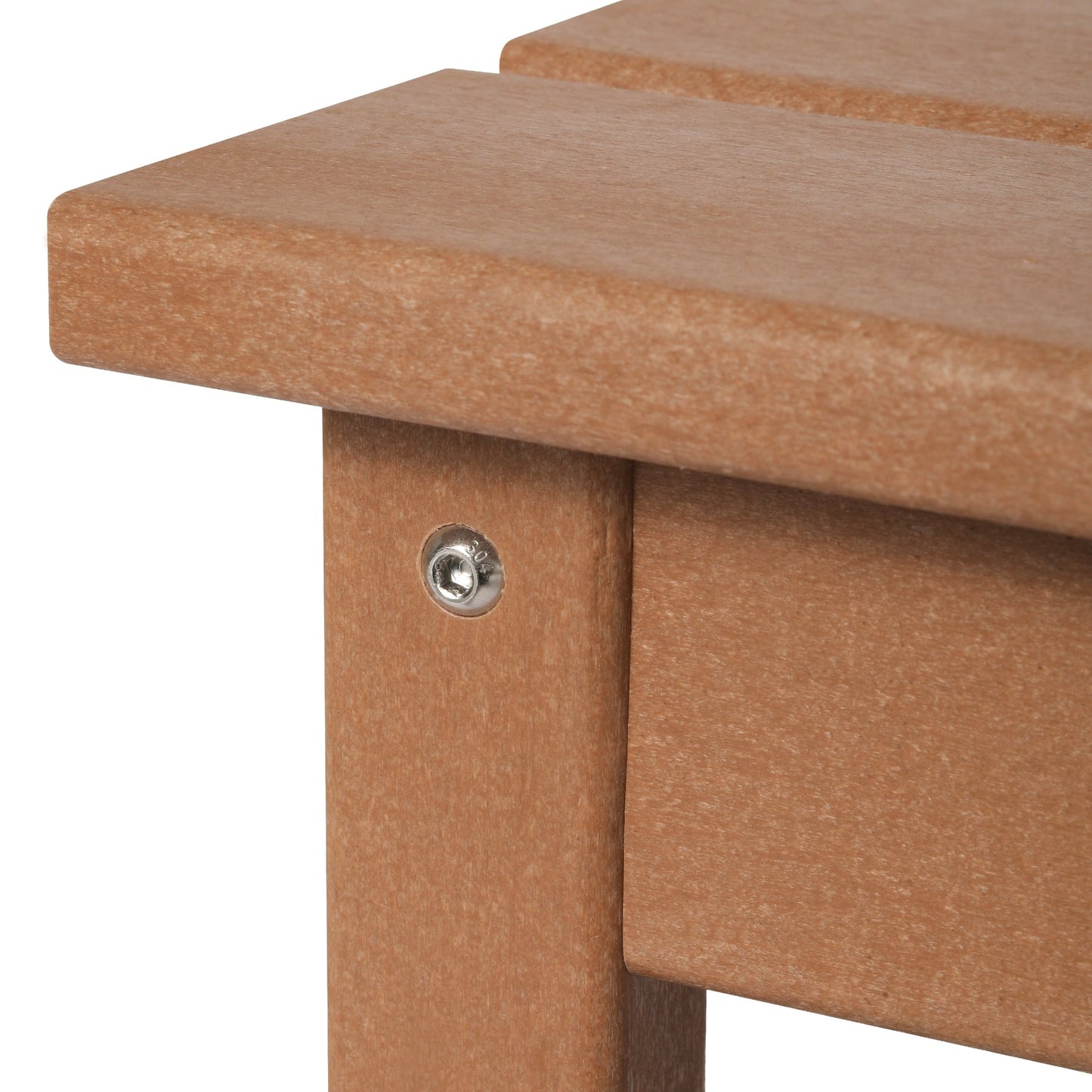 Table basse rectangulaire d'extérieur Polytrends Laguna en PEHD, résistante aux intempéries