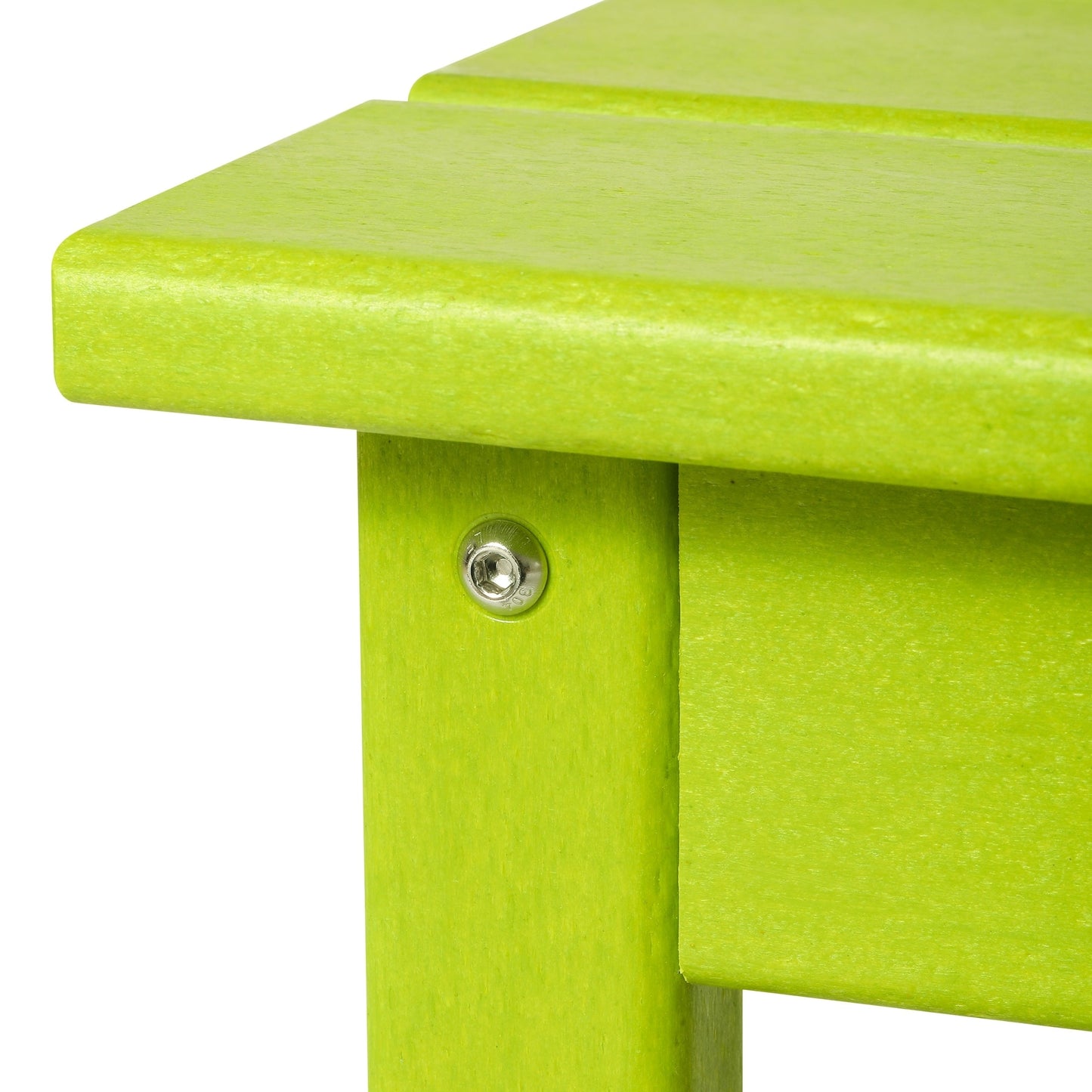 Table basse rectangulaire d'extérieur Polytrends Laguna en PEHD, résistante aux intempéries