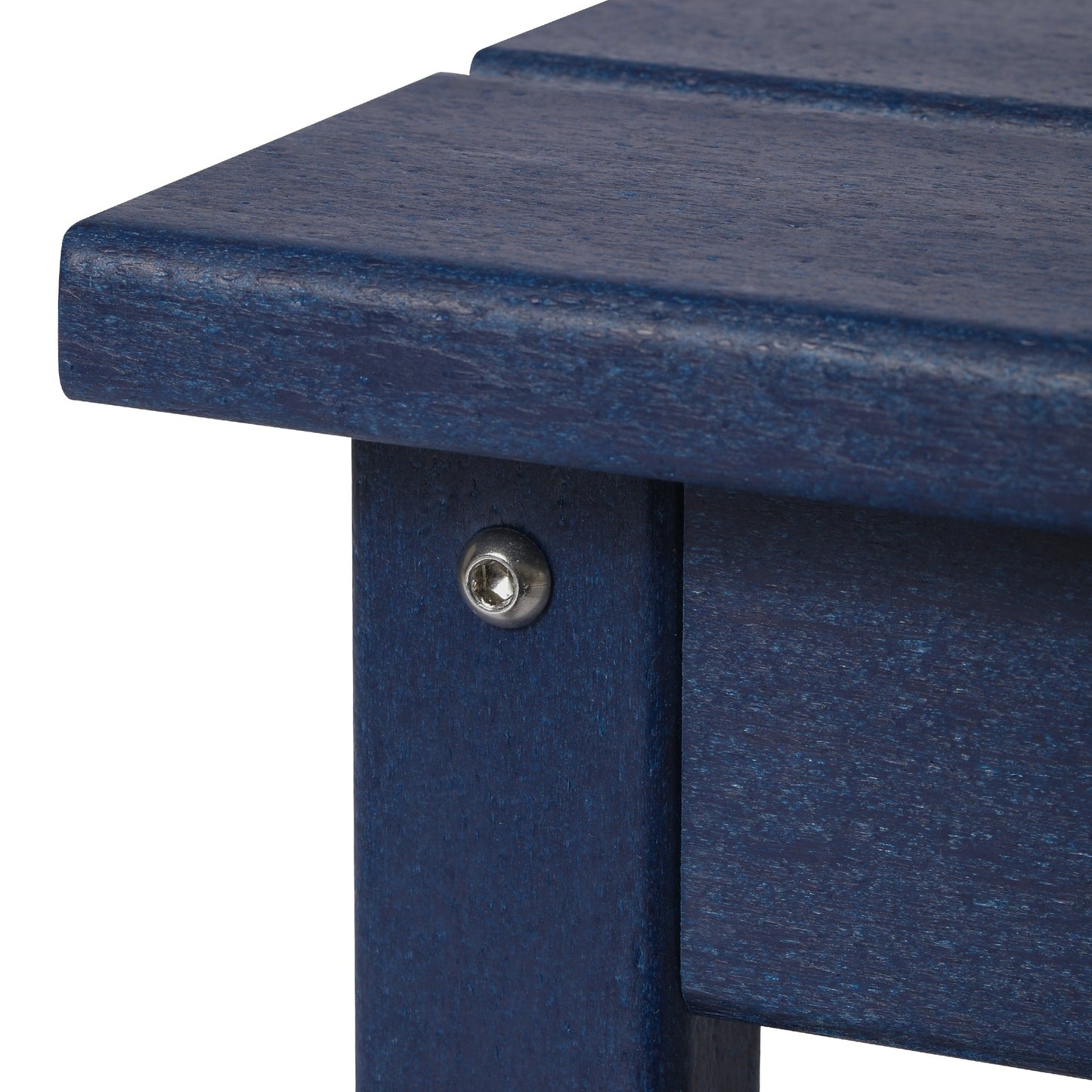 Table basse rectangulaire d'extérieur Polytrends Laguna en PEHD, résistante aux intempéries