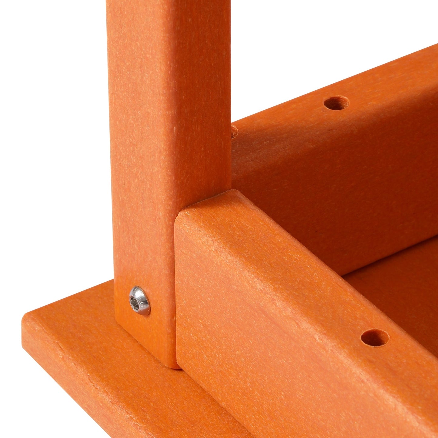 Table basse rectangulaire d'extérieur Polytrends Laguna en PEHD, résistante aux intempéries