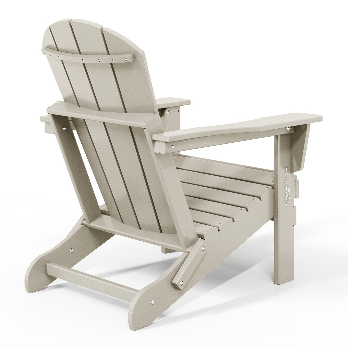 Chaises pliantes Adirondack Polytrends Laguna résistantes aux intempéries (lot de 4)
