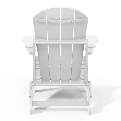 Chaises pliantes Adirondack Polytrends Laguna résistantes aux intempéries (lot de 4)