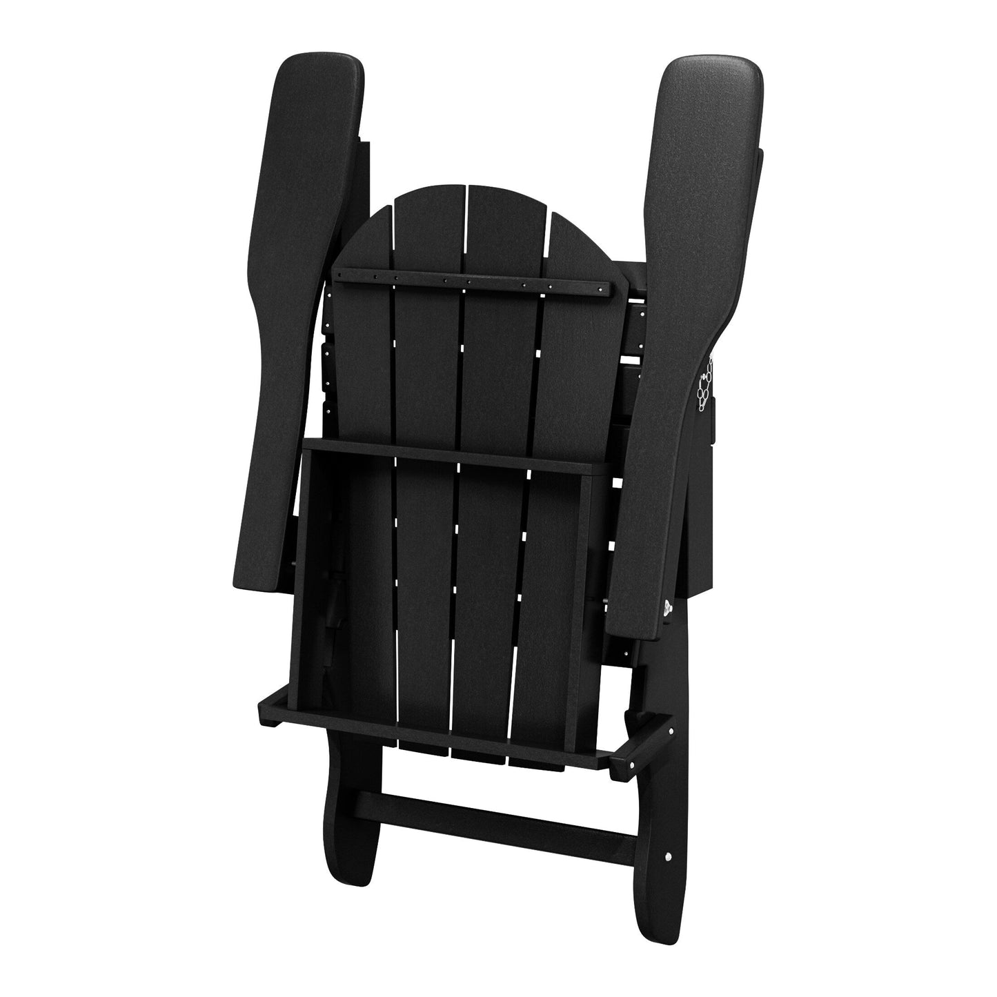 Chaises pliantes Adirondack Polytrends Laguna résistantes aux intempéries (lot de 4)