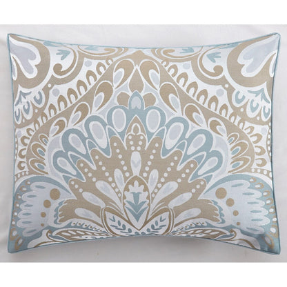 Ensemble de couette 6 pièces Porch &amp; Den Summerfield Jacquard Medallion