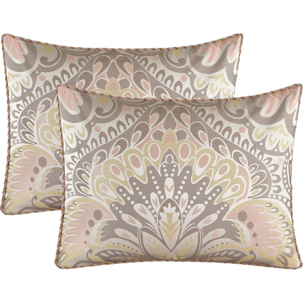 Ensemble de couette 6 pièces Porch &amp; Den Summerfield Jacquard Medallion