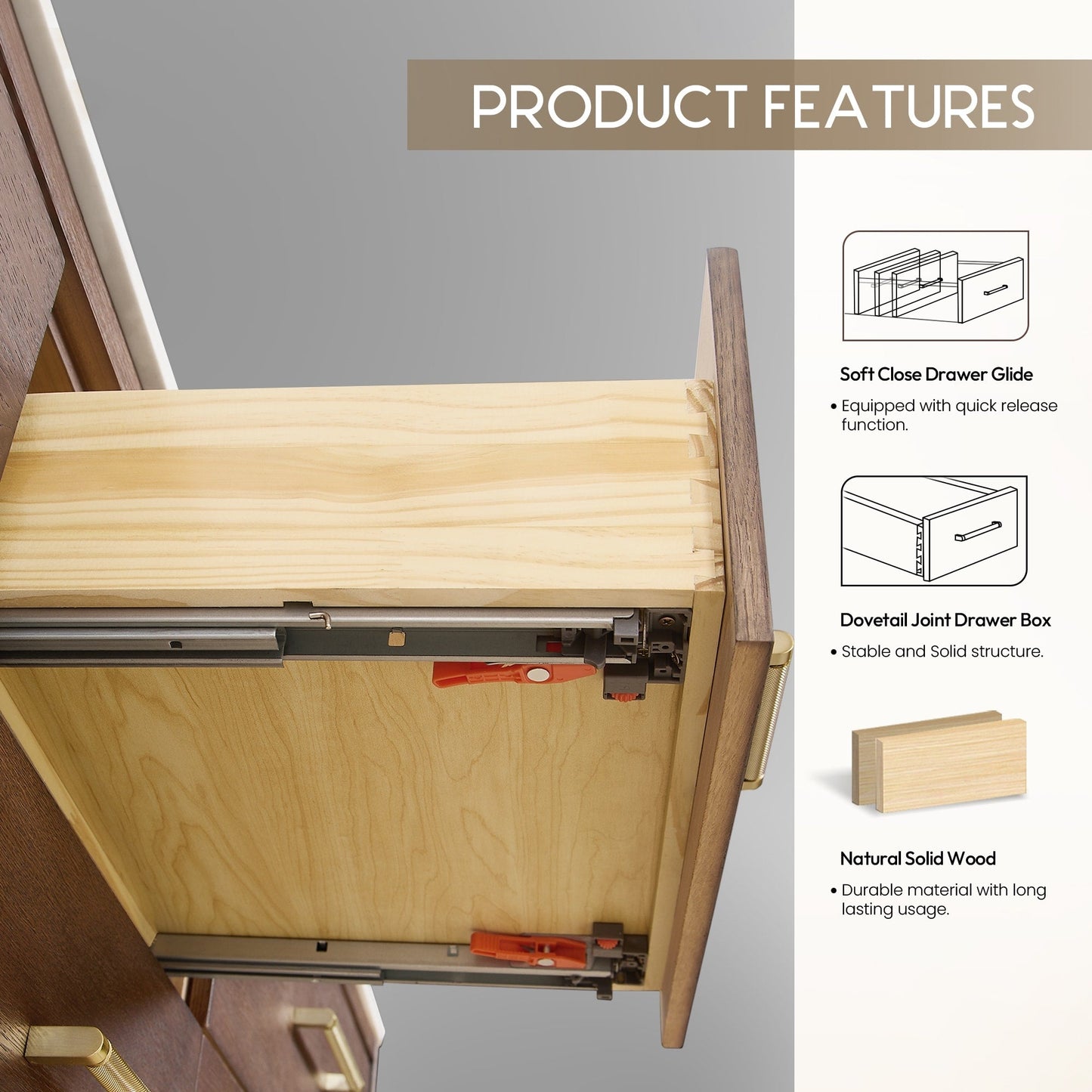 Meuble-lavabo Porto avec dessus en quartz blanc sans miroir