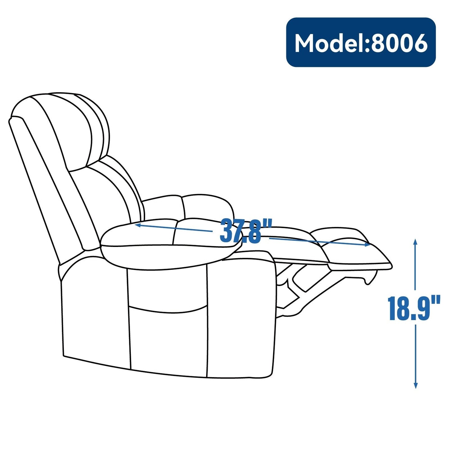 Fauteuil inclinable électrique