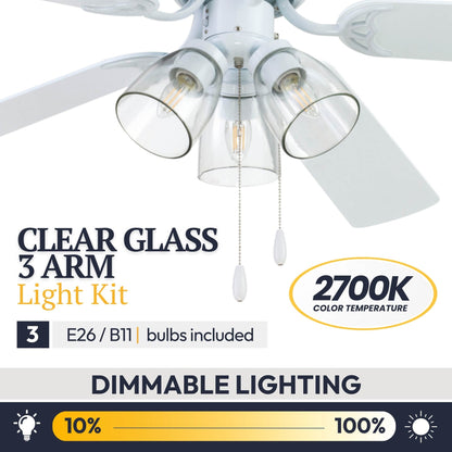 Ventilateur de plafond intérieur Prominence Home Renton style ferme traditionnelle