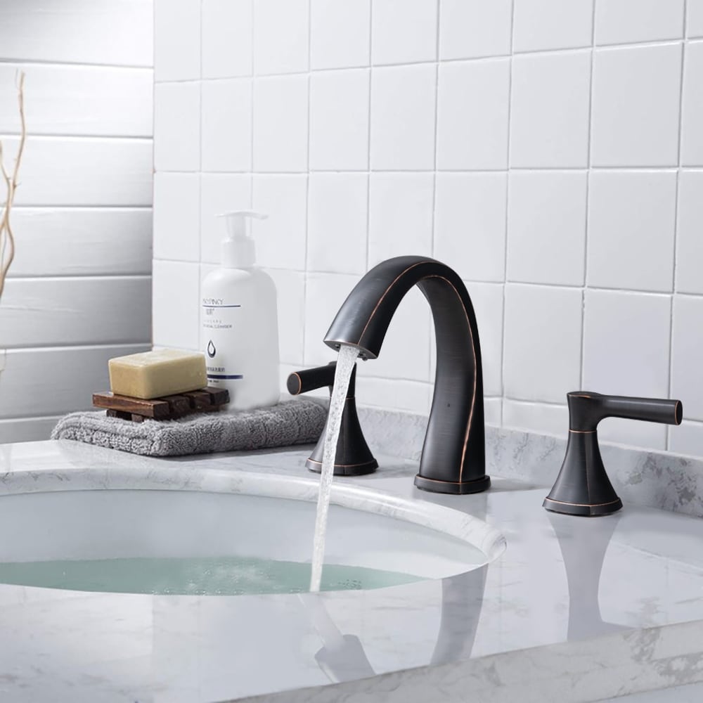 Robinet de lavabo Proox 8 à entraxe large avec système de vidange SpotShield