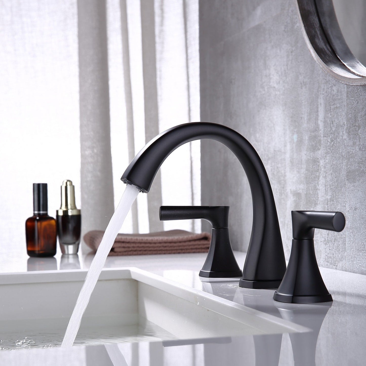 Robinet de lavabo Proox 8 à entraxe large avec système de vidange SpotShield