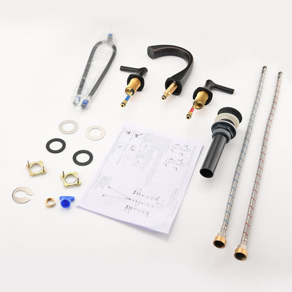 Robinet de lavabo Proox 8 à entraxe large avec système de vidange SpotShield