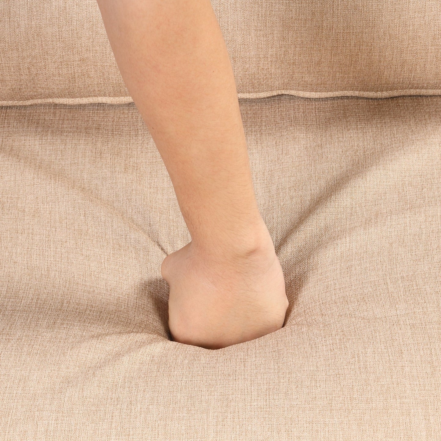 Canapé-lit gigogne 3 en 1 avec table à 2 oreilles