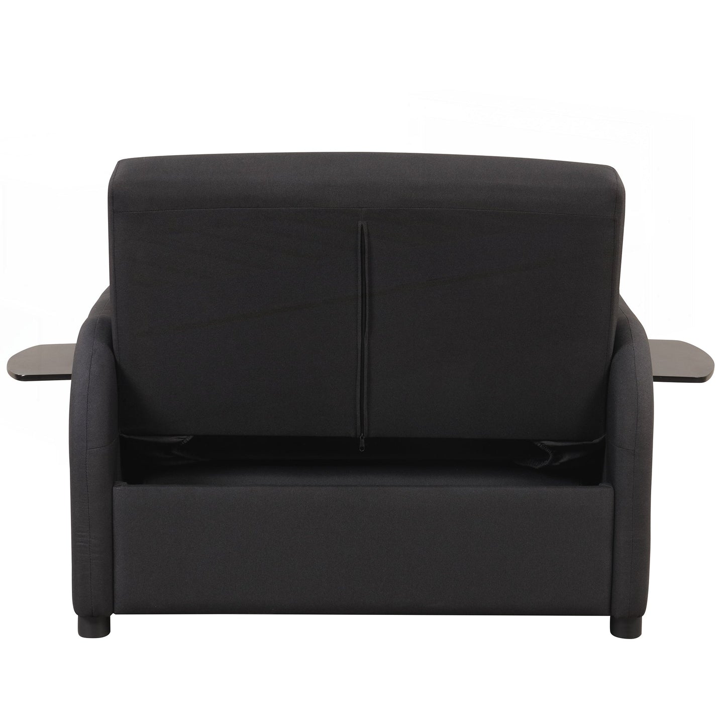 Canapé-lit gigogne 3 en 1 avec table à 2 oreilles