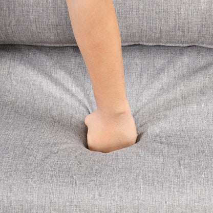 Canapé-lit gigogne 3 en 1 avec table à 2 oreilles