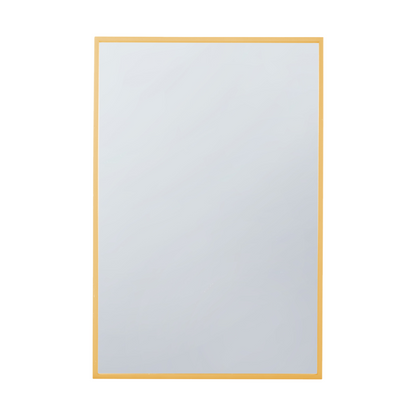 Arcus 30 X 40 Hand Crafted Linear Rectangular Mirror - Gold|Miroir rectangulaire linéaire Arcus 30 po x 40 po fabriqué à la main - doré