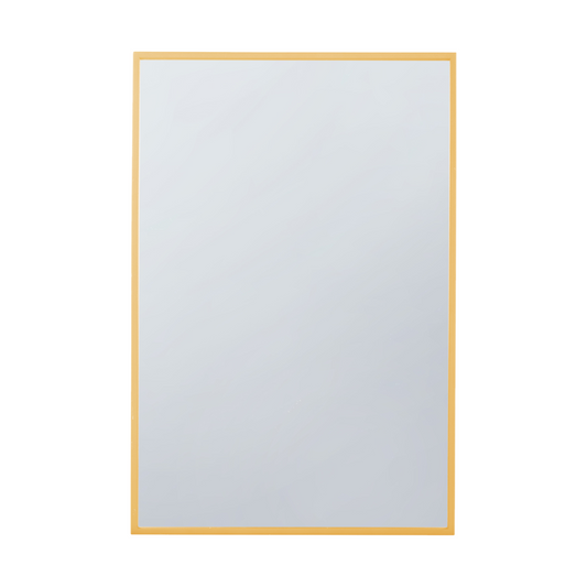 Arcus 30 X 40 Hand Crafted Linear Rectangular Mirror - Gold|Miroir rectangulaire linéaire Arcus 30 po x 40 po fabriqué à la main - doré
