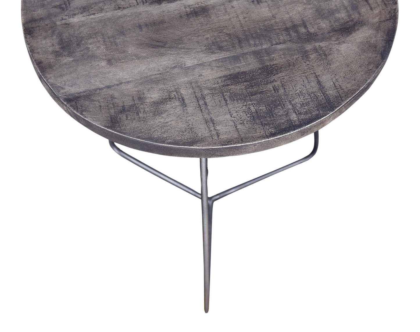 Remmi 18 2-Pack Nesting Accent Tables - Gris sable et gris métallisé |2 tables d'appoint gigognes Remmi de 18 po - gris sable et gris métallisé