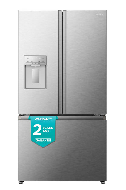 Réfrigérateur Hisense de 36 po et de 22,4 pi³ à portes françaises - acier inoxydable - RF225C3CSEI | Hisense 36 22.4 Cu. Ft. French-Door Refrigerator - Stainless Steel - RF225C3CSEI
