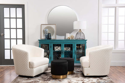 Rigolet 60 4-Door Accent Cabinet - Blue|Armoire décorative Rigolet de 60 po avec 4 portes - bleue