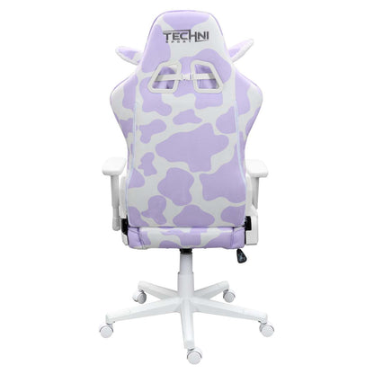Techni Sport TS85 Cow Series Office Gaming Chair - Lavande|Fauteuil de jeu et de bureau TS85 de série Cow de Techni - lavande