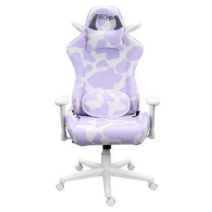 Techni Sport TS85 Cow Series Office Gaming Chair - Lavande|Fauteuil de jeu et de bureau TS85 de série Cow de Techni - lavande