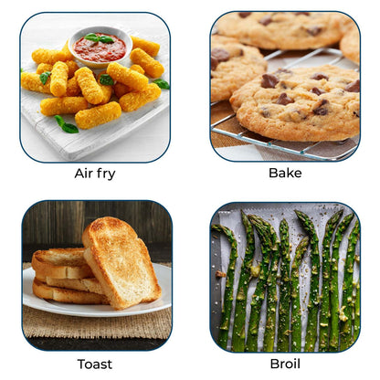 Nostalgia Retro 12-Slice Red Convection Toaster Oven - RTOV2RR|Quatre grille-pain rétro à convection de Nostalgia à 12 tranches, rouge - RTOV2RR