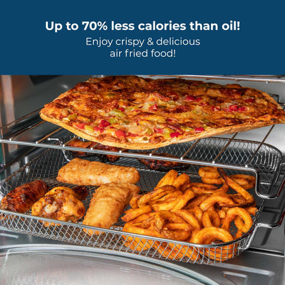 Nostalgia Retro 12-Slice Red Convection Toaster Oven - RTOV2RR|Quatre grille-pain rétro à convection de Nostalgia à 12 tranches, rouge - RTOV2RR