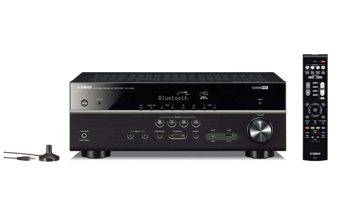 Yamaha RV-V385 5.1-Channel AV Receiver|Récepteur AV Yamaha RX-V385 à 5.1 canaux|RXV385AV
