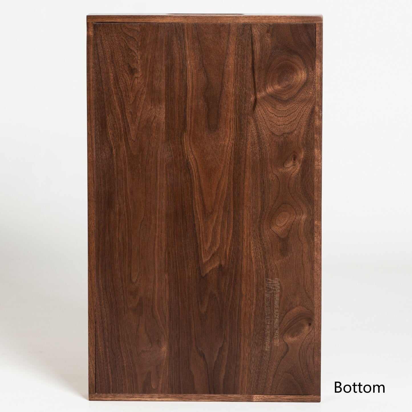 Plateau de service rectangulaire KINWELL en bois de noyer noir, style ottoman