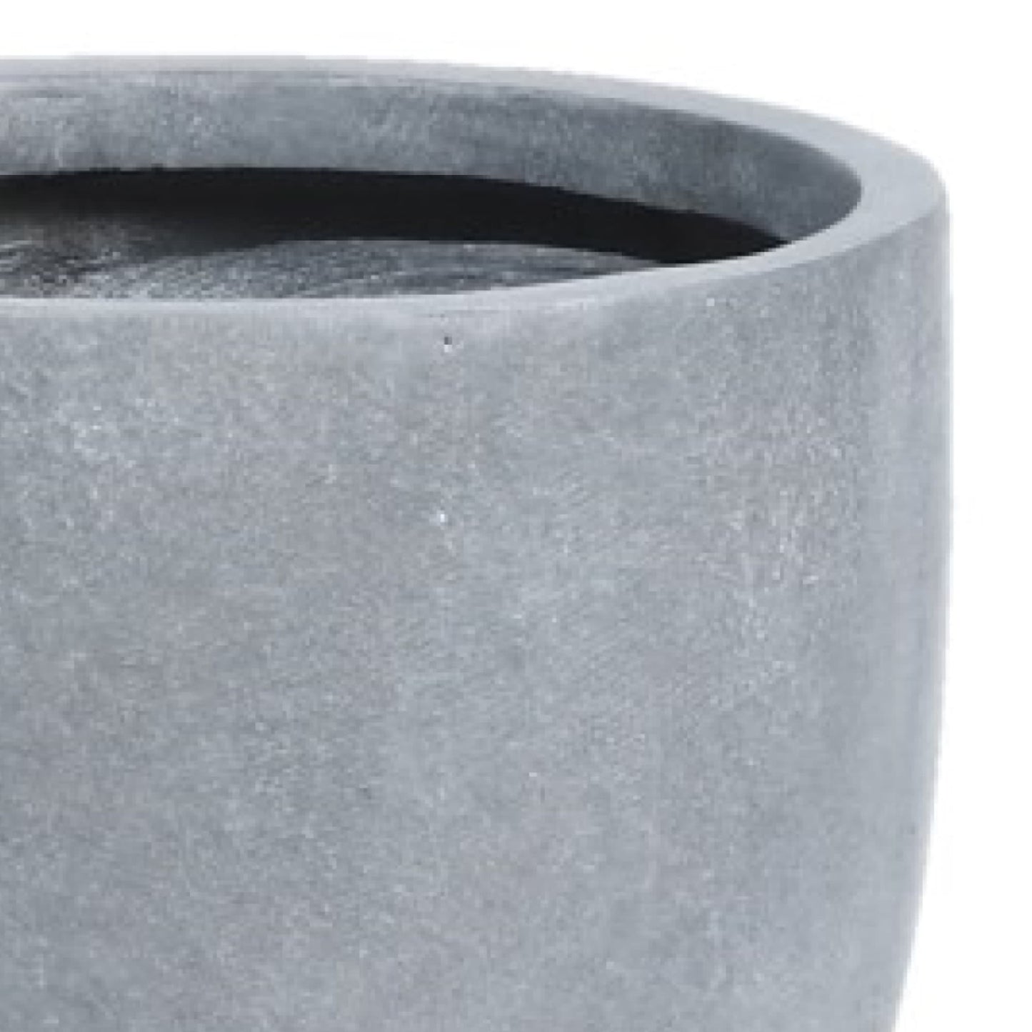 Pot de fleurs conique rond en oxyde de magnésium (MgO), pour intérieur et extérieur