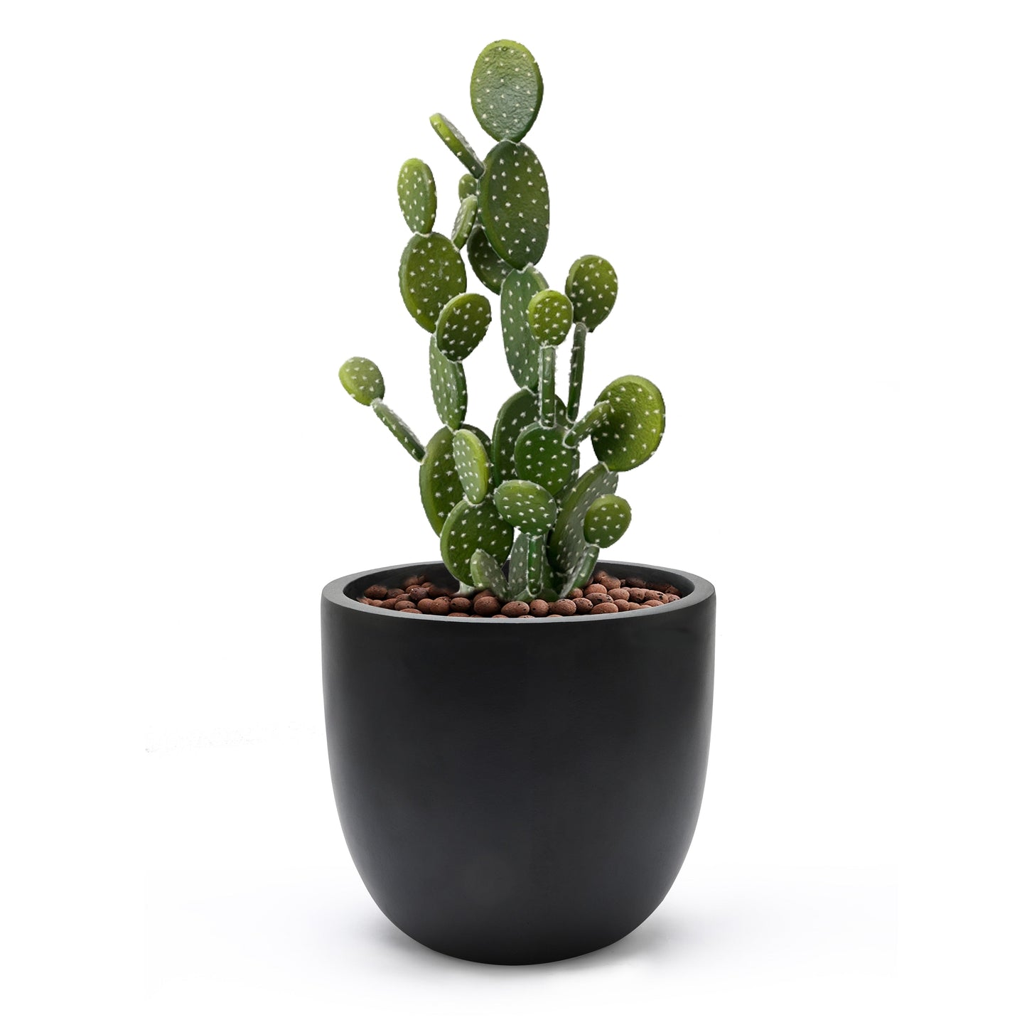 Pot de fleurs conique rond en oxyde de magnésium (MgO), pour intérieur et extérieur