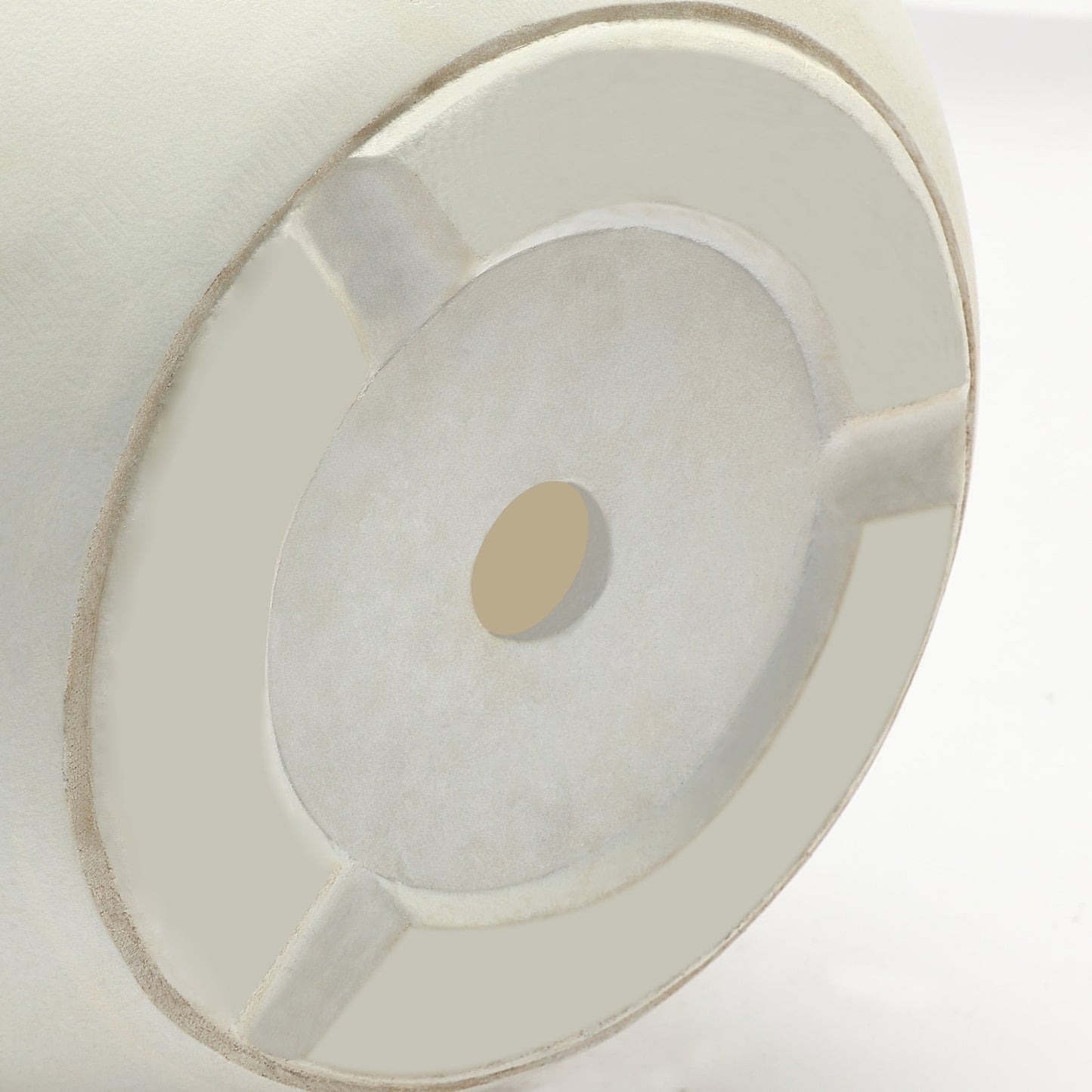 Pot de fleurs conique rond en oxyde de magnésium (MgO), pour intérieur et extérieur