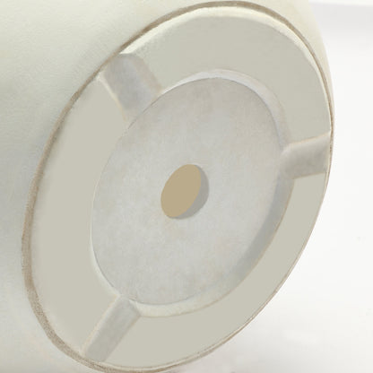 Pot de fleurs conique rond en oxyde de magnésium (MgO), pour intérieur et extérieur