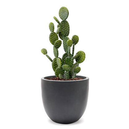 Pot de fleurs conique rond en oxyde de magnésium (MgO), pour intérieur et extérieur