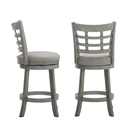 Tabouret de bar pivotant Rovinj avec dossier rembourré