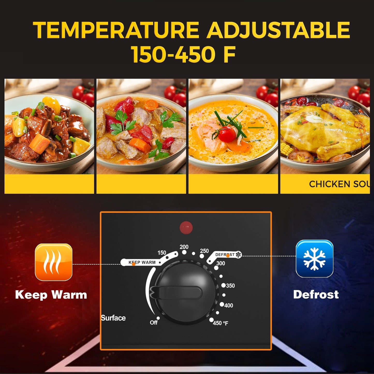 Four rôtissoire Royalcraft avec plat amovible