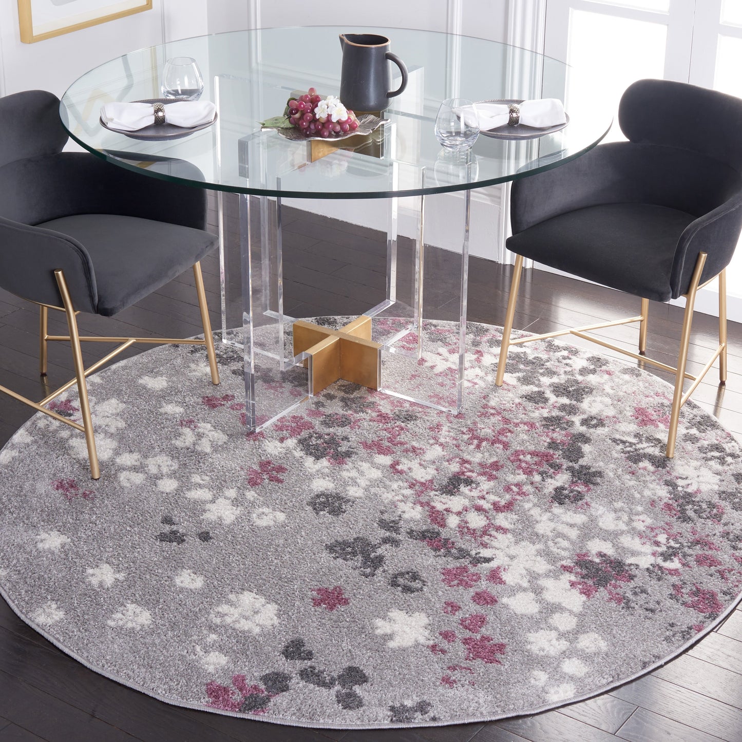 Tapis Adirondack Venelina vintage à motif floral SAFAVIEH