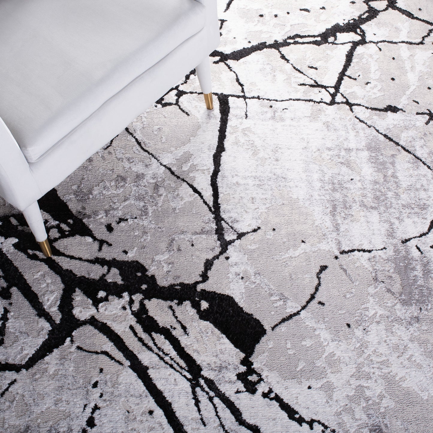 Tapis SAFAVIEH Amelia Alli moderne abstrait à l'aspect vieilli