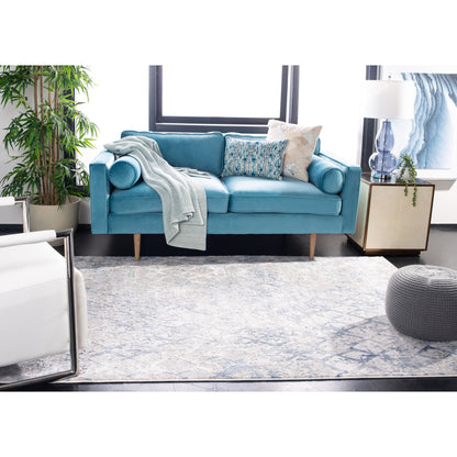 SAFAVIEH Tapis moderne vieilli en treillis Amelia Selvete